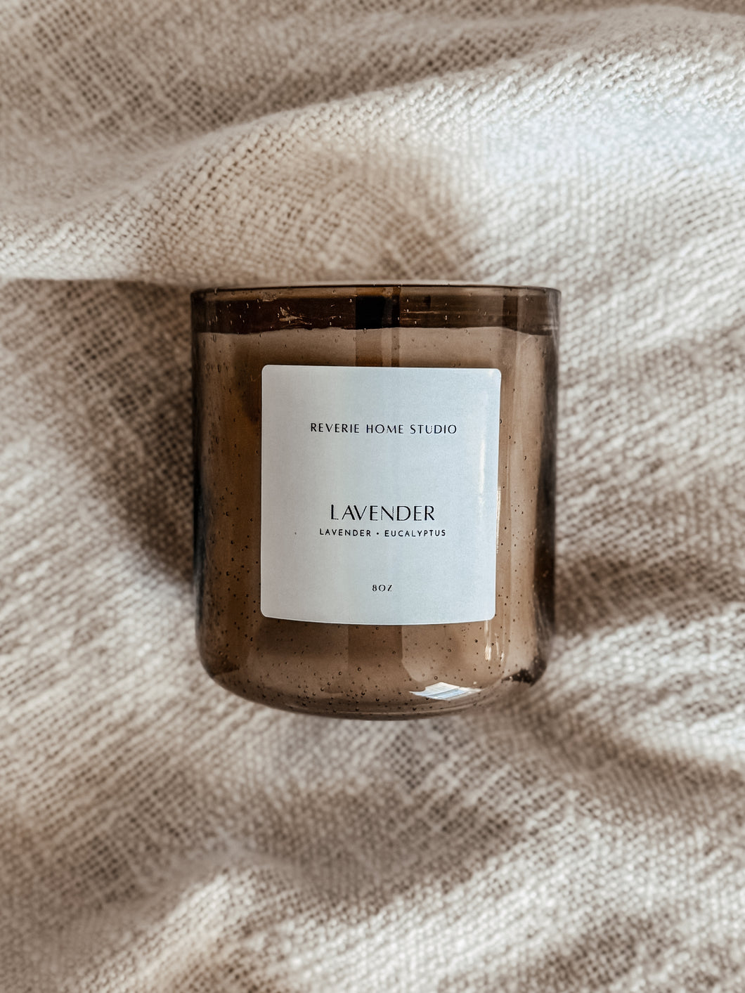 Lavender- 8 oz Wooden Wick Candle